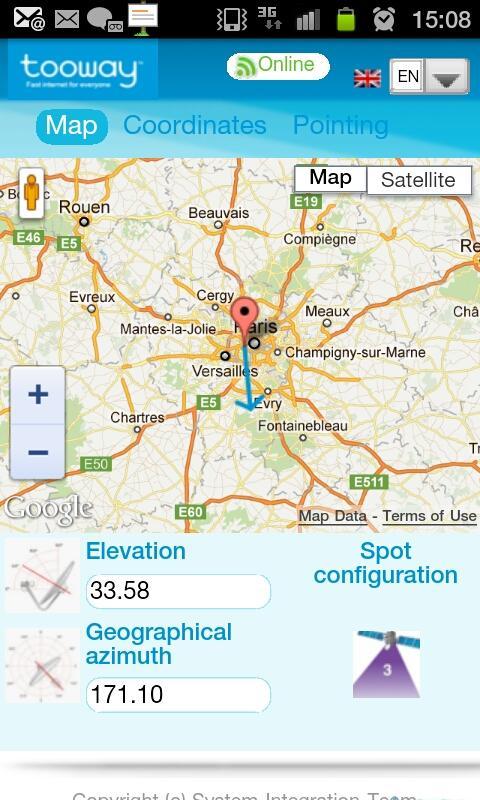 Ka-Sat Finder