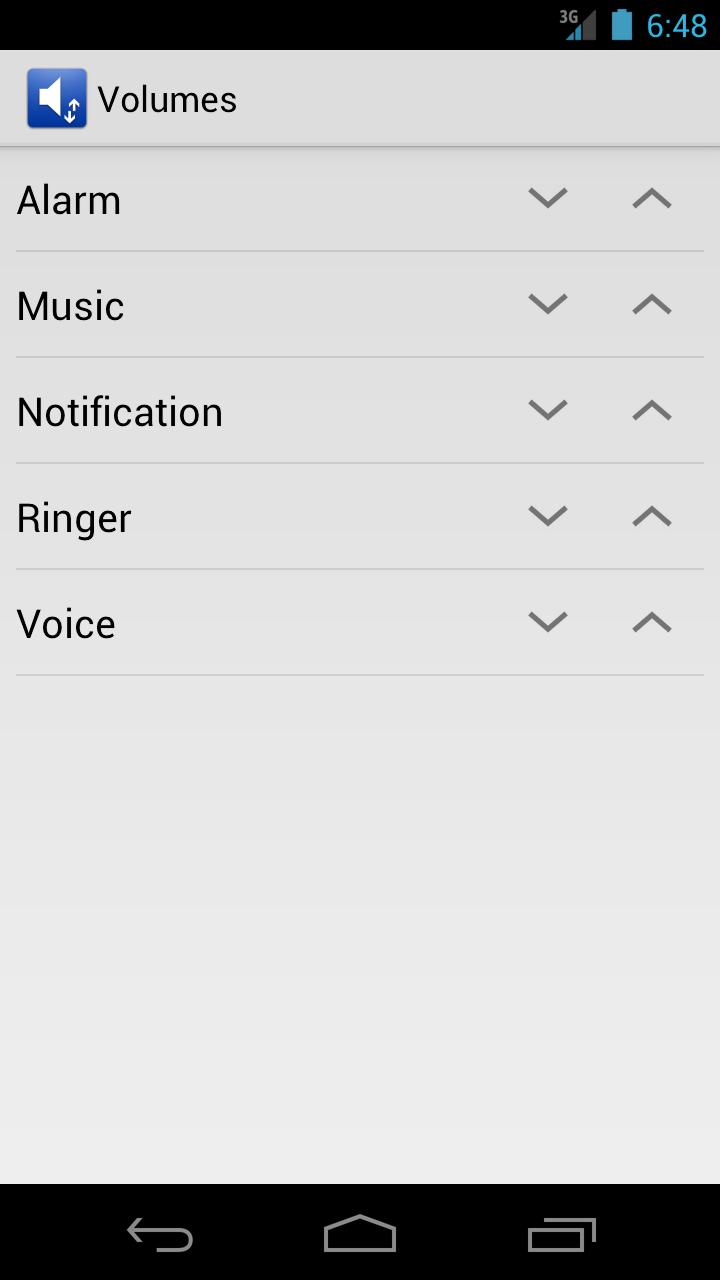 Volume Widget