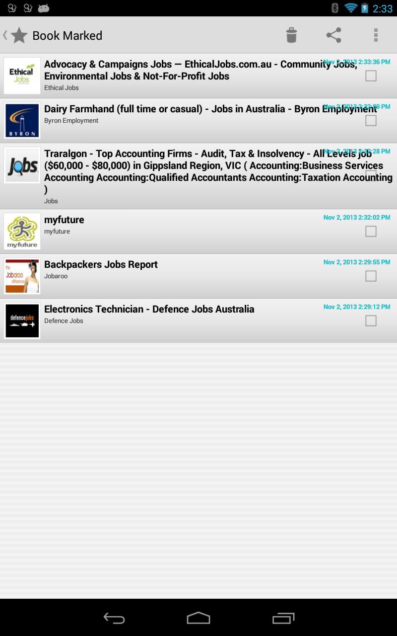 Australia job finder