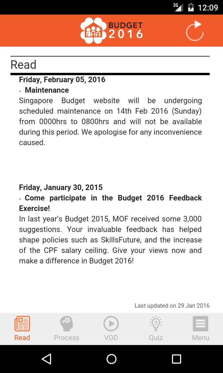 Singapore Budget