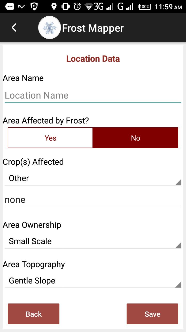 Frost Mapper