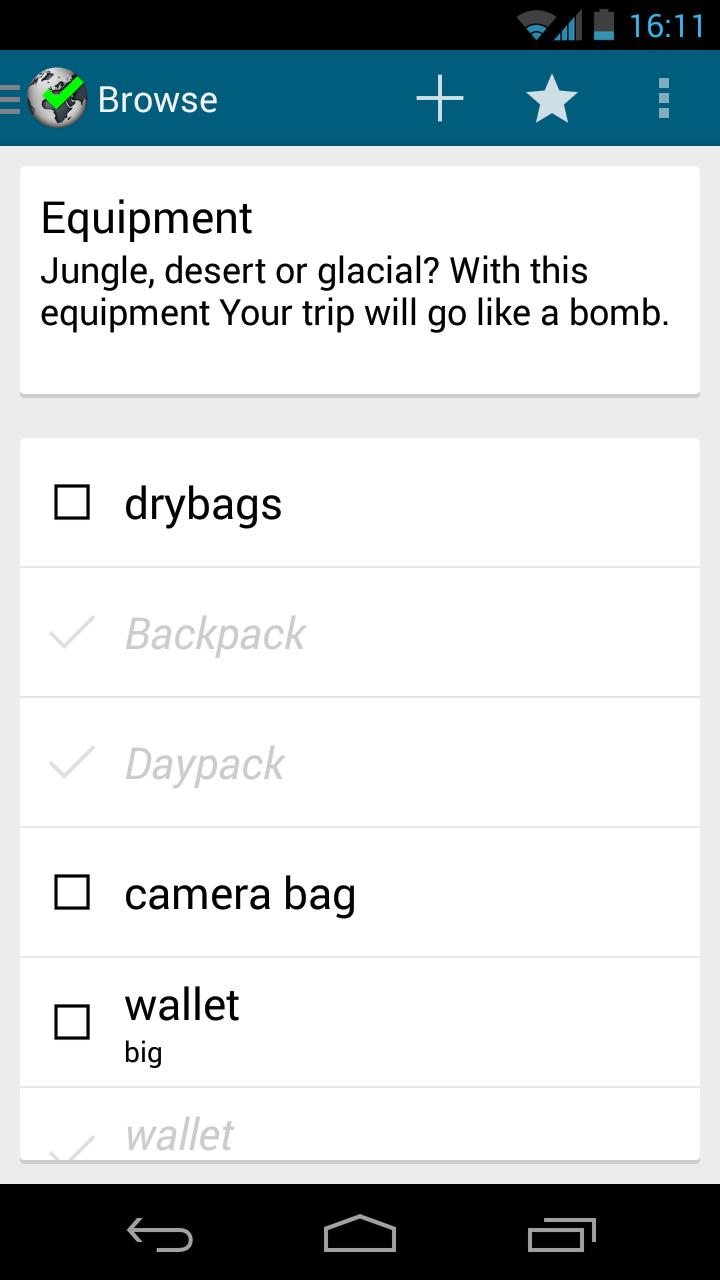 Travel Packing Lists
