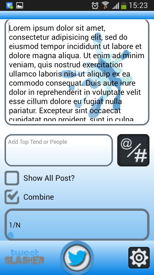 TweetSlasher