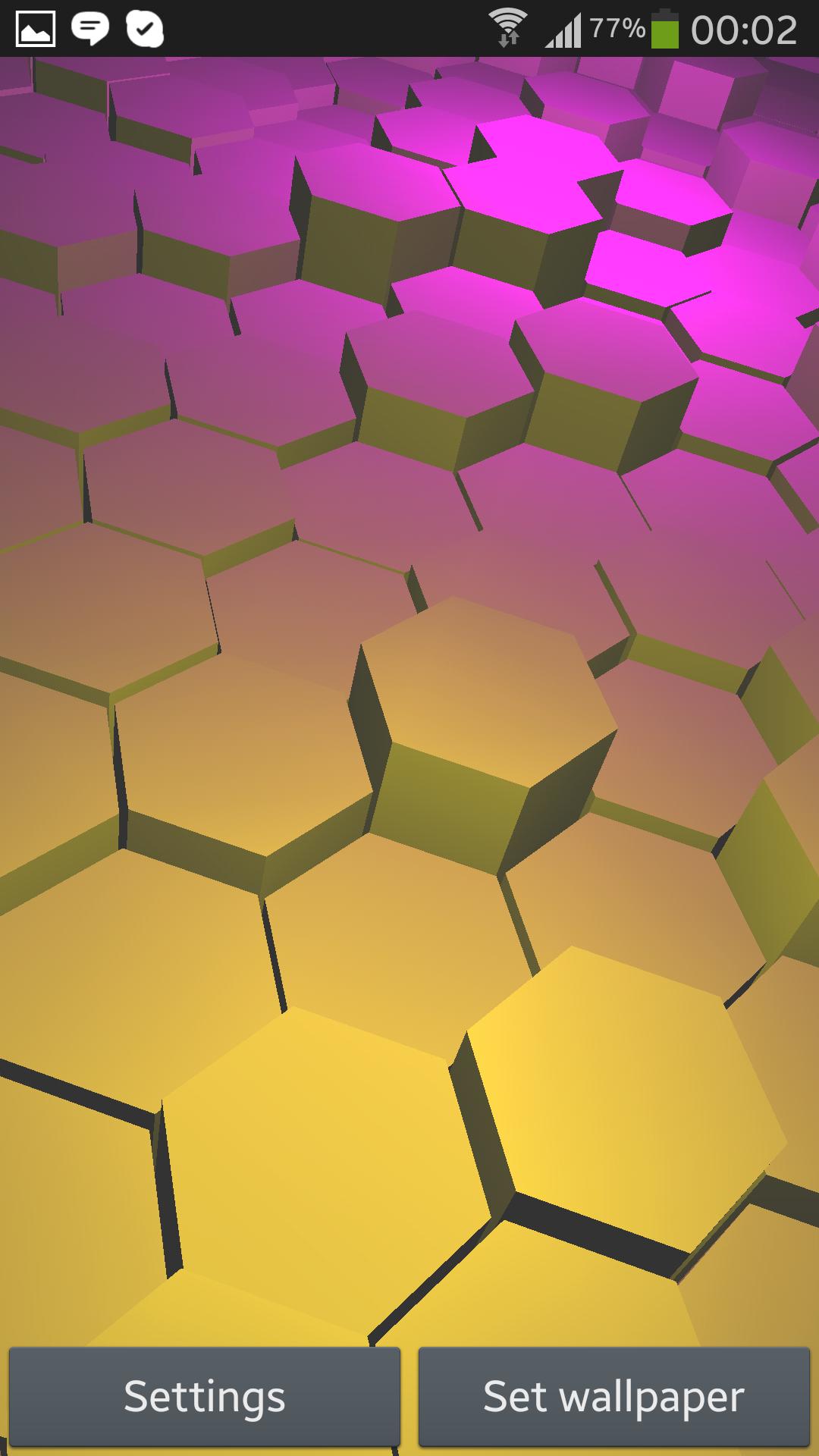 Honeycomb 3D Live Wallpaper Fr