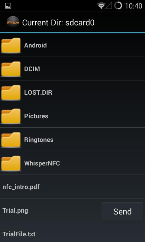 Whisper NFC Beam