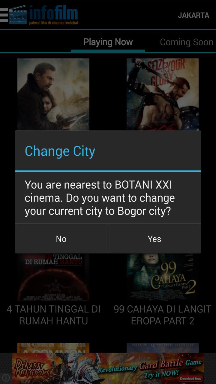 Info Film: Jadwal Cinema 21