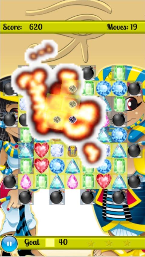 Pharaoh Diamond Curse -match 3