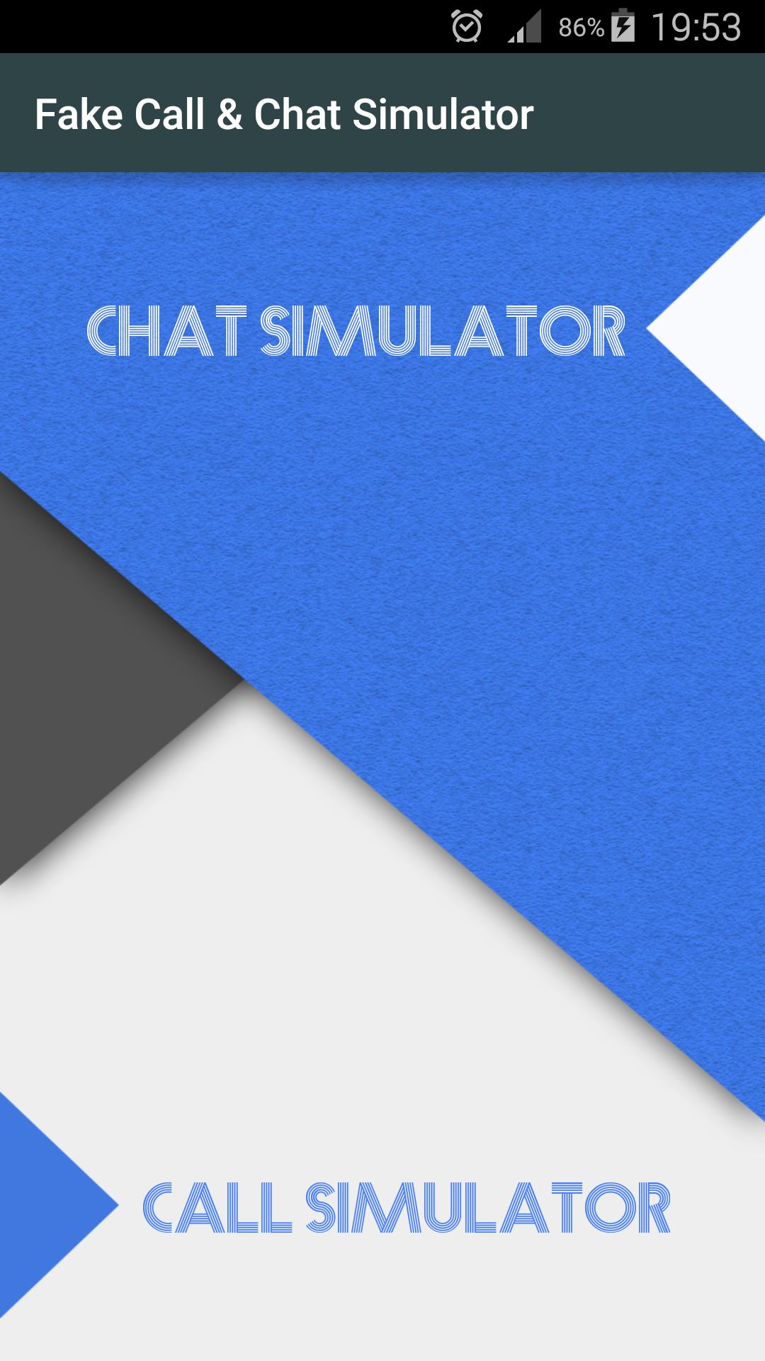 Fake Call & Chat