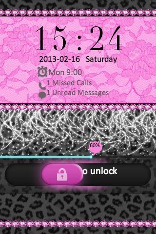 Cheetah & Pink Lace Go Locker