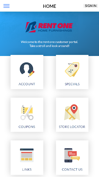 Rent One Customer Portal