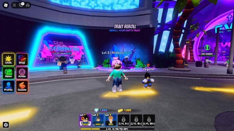 Semua sifat di Anime Reborn - Roblox