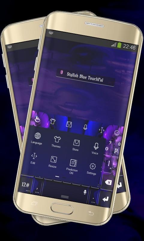 Stylish Blue Keypad Cover
