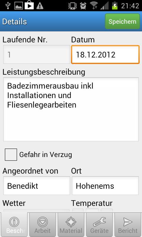 bau.io Regiebericht