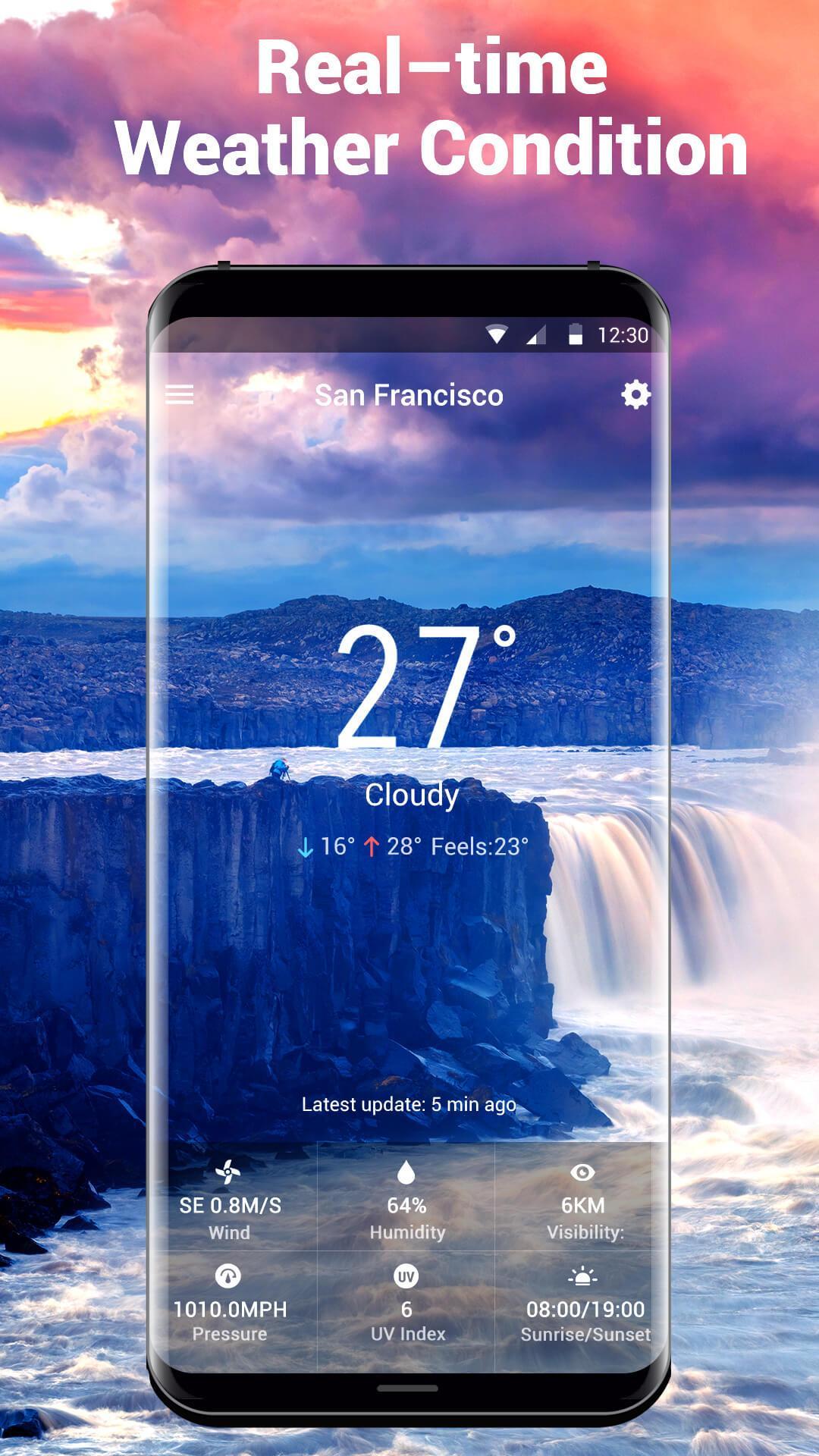 Weather updates app