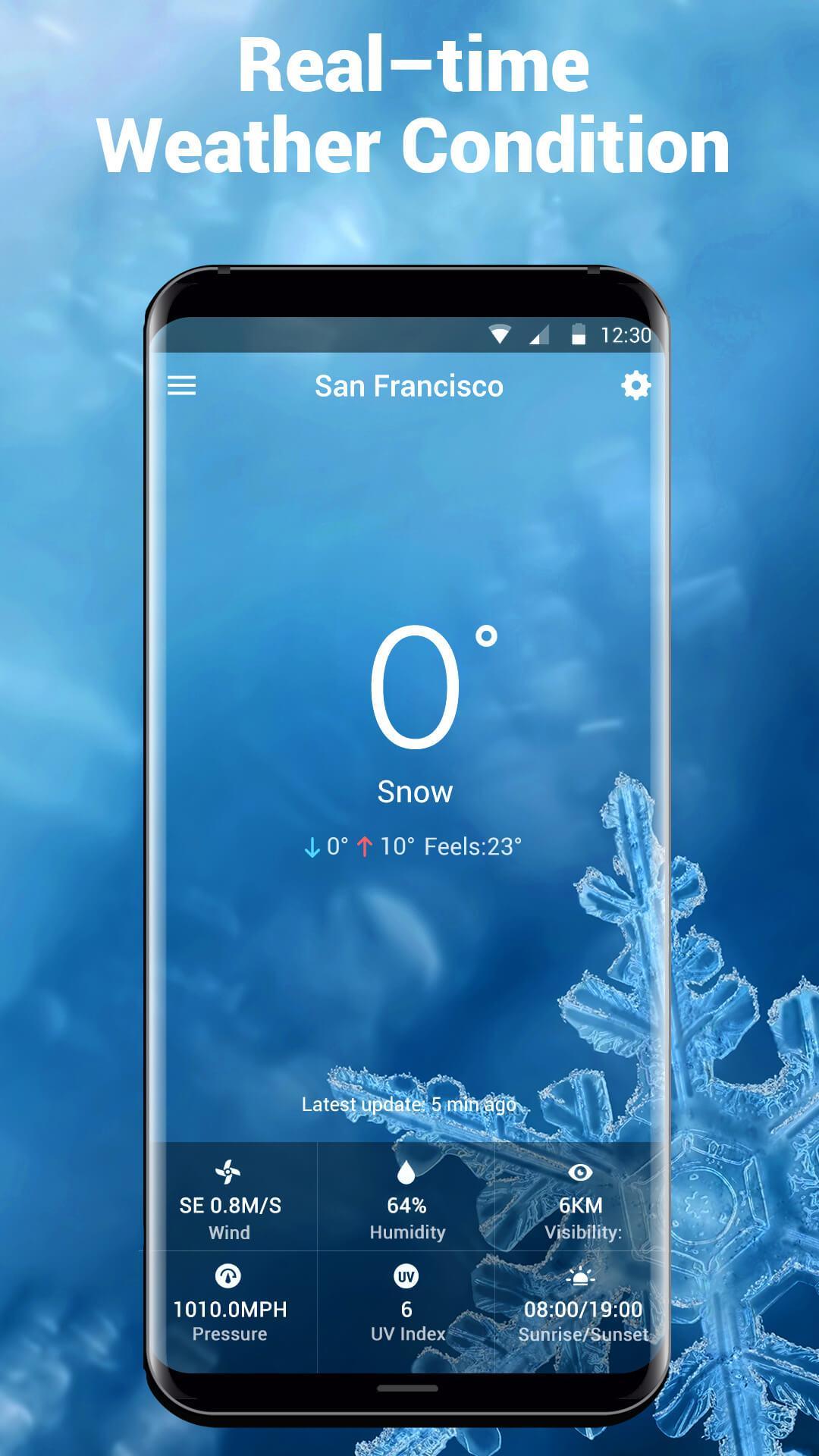 Weather updates app