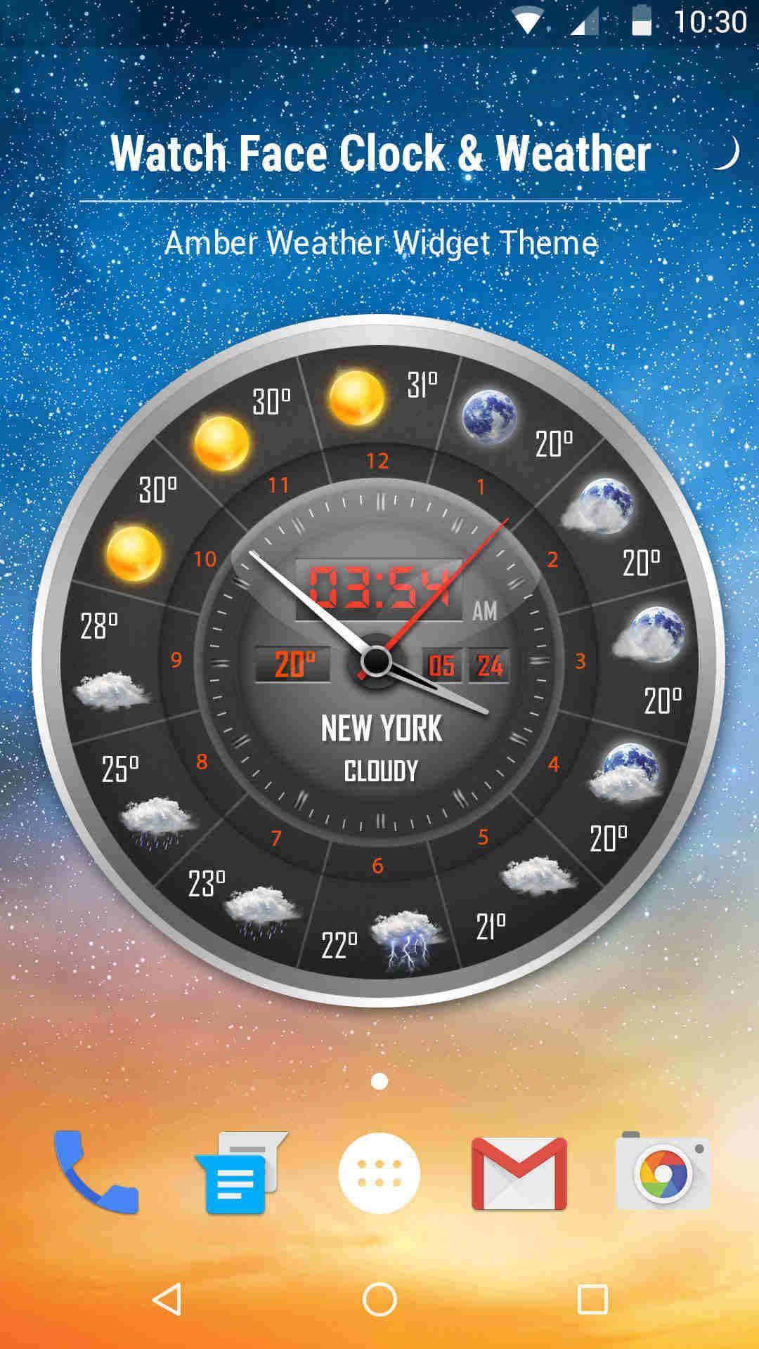Weather updates app
