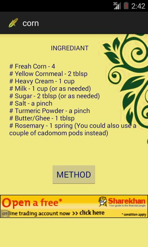 Corn Recipes