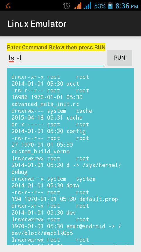 Linux Emulator