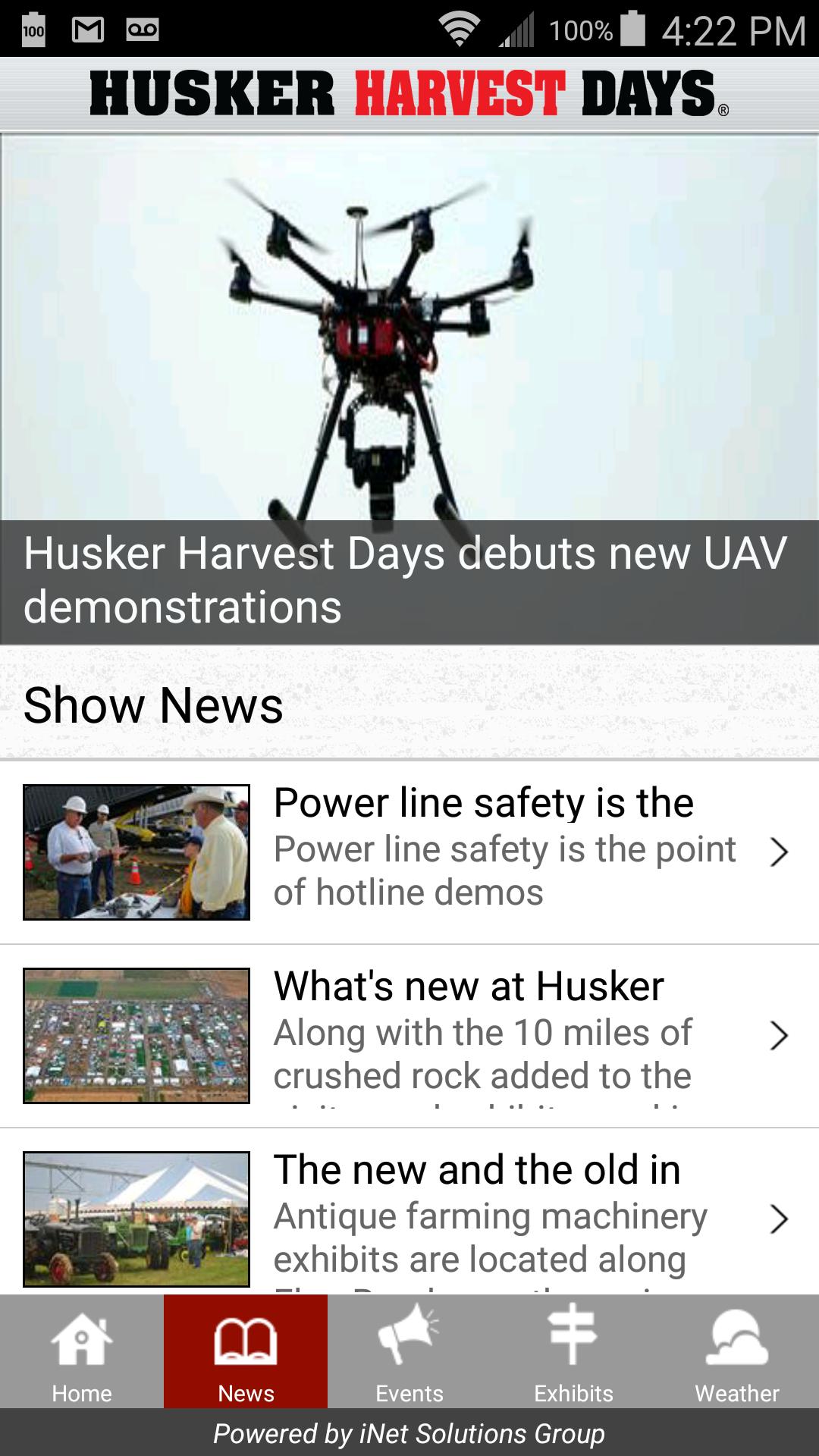 Husker Harvest Days Show