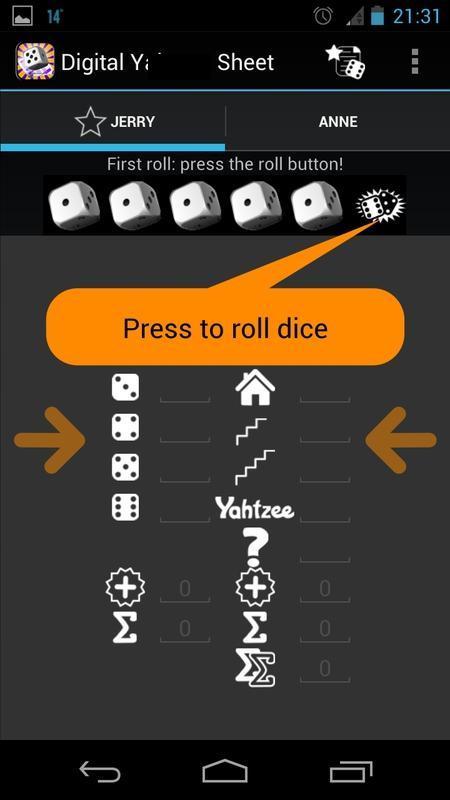 Digital Yamb Sheet