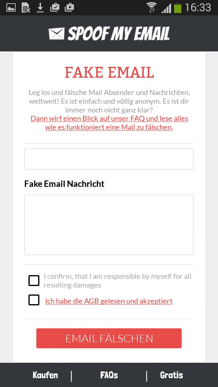 Spoof Email