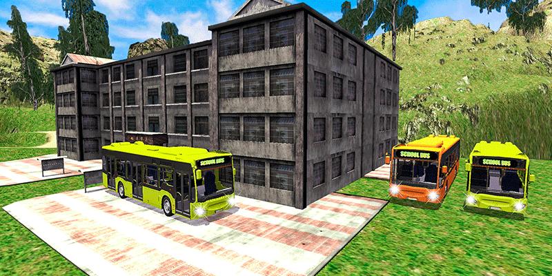 Offroad School Bus Coach Driving Simulator 2020