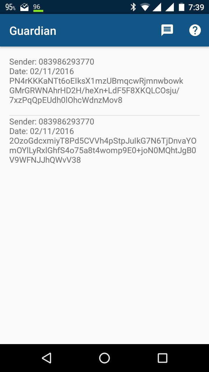 Guardian - SMS