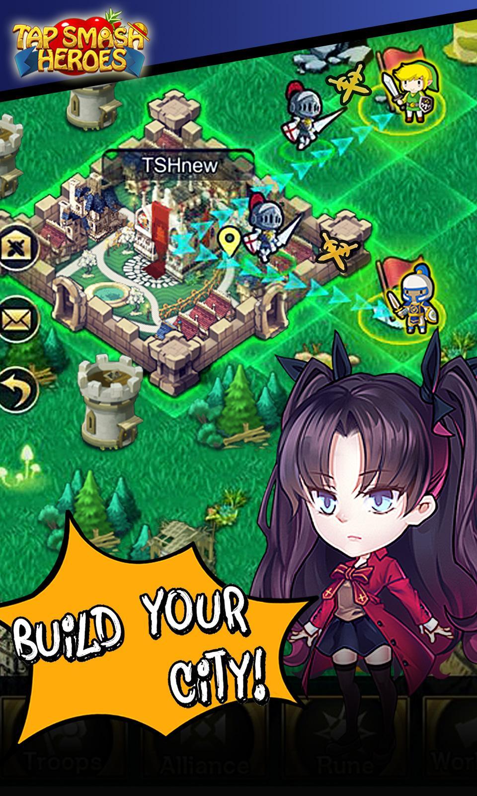 Tap Smash Heroes: Idle RPG Game