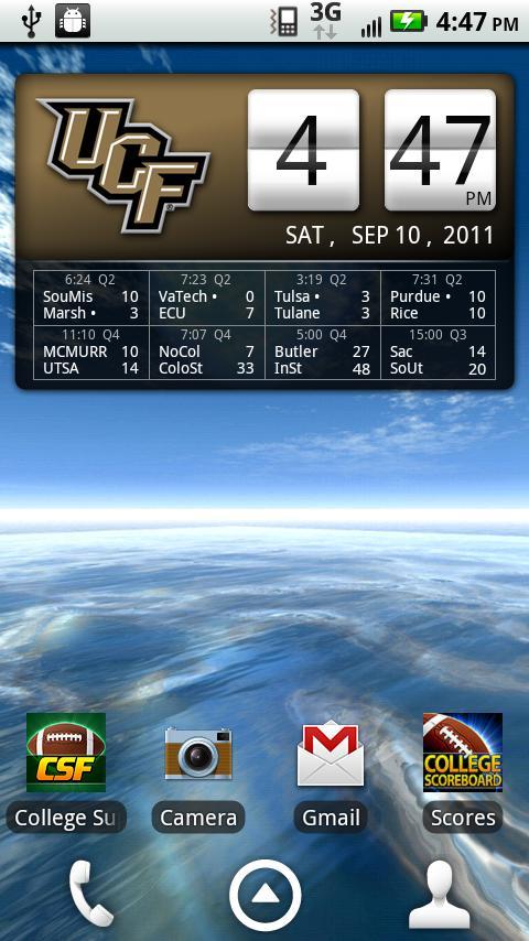 UCF Knights Live Clock