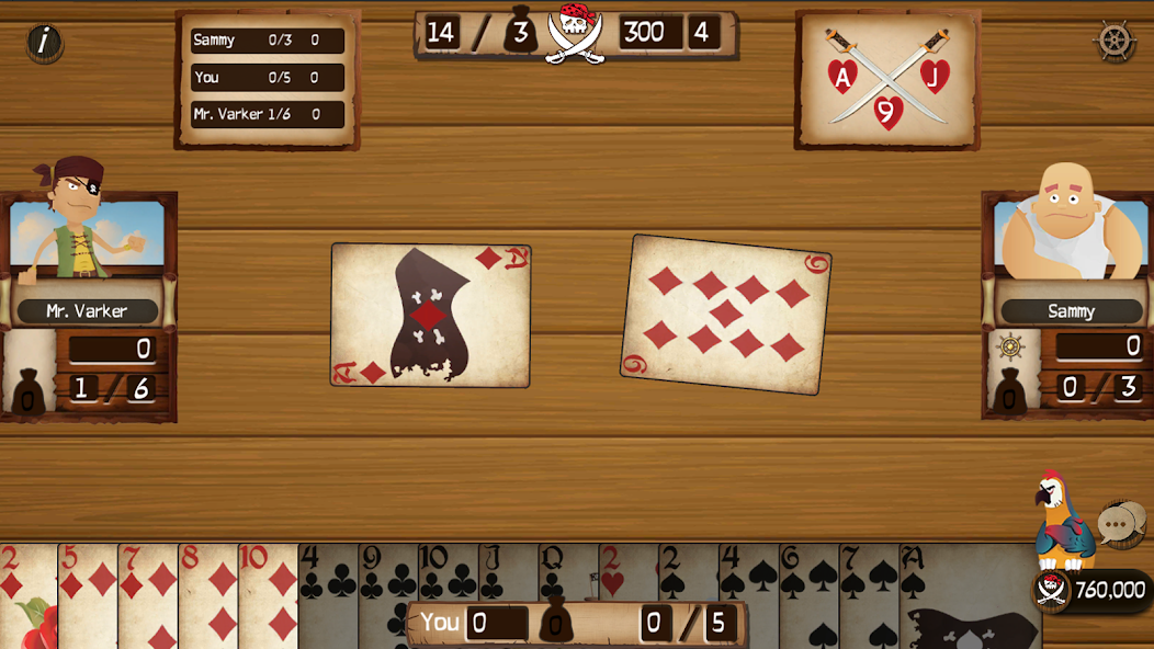 Spades Cutthroat Pirates