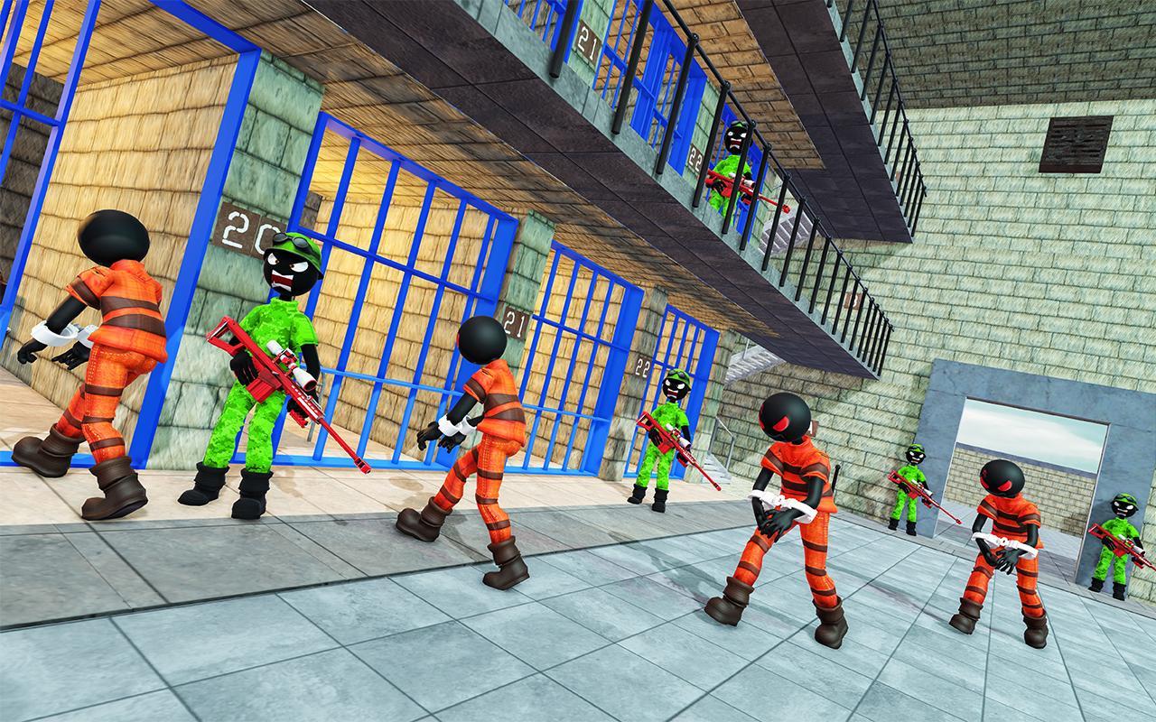 Stickman Police Prisoner Transport