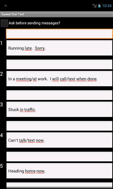 Speed Dial Text Lite