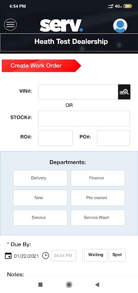 SERV Vendors