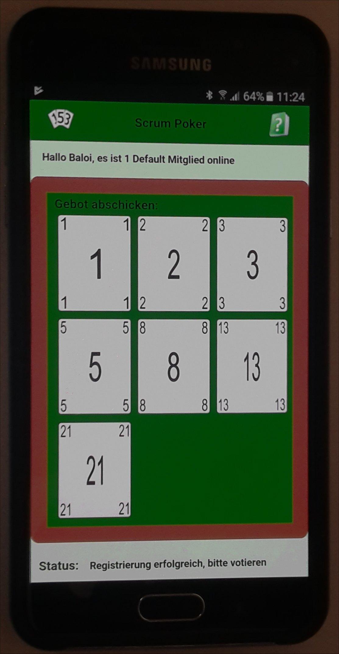 Scrum Poker Cloud