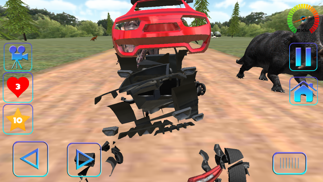 Car Racing in Dinos