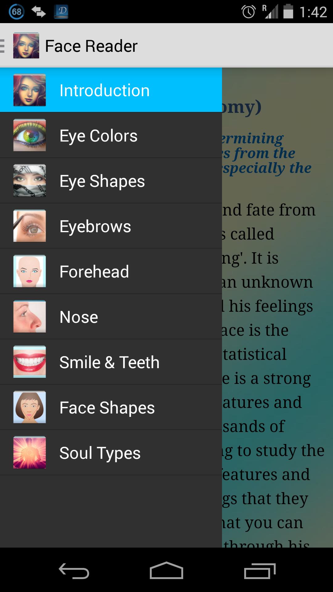 Face Reading Guide