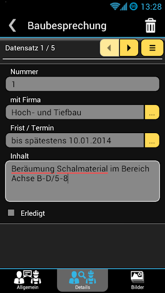 Bautagebuch Mobile