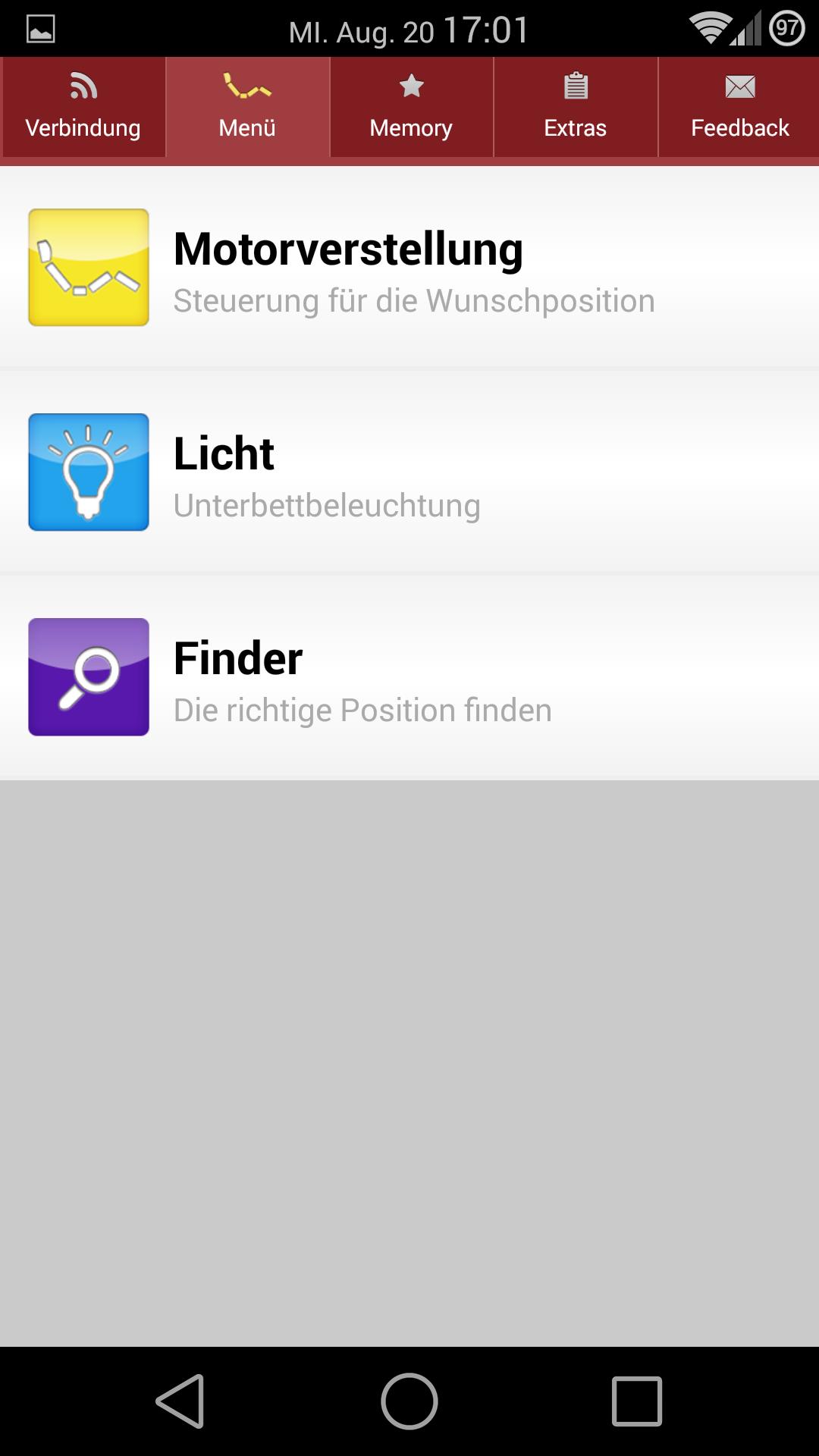 Lattoflex Remote App
