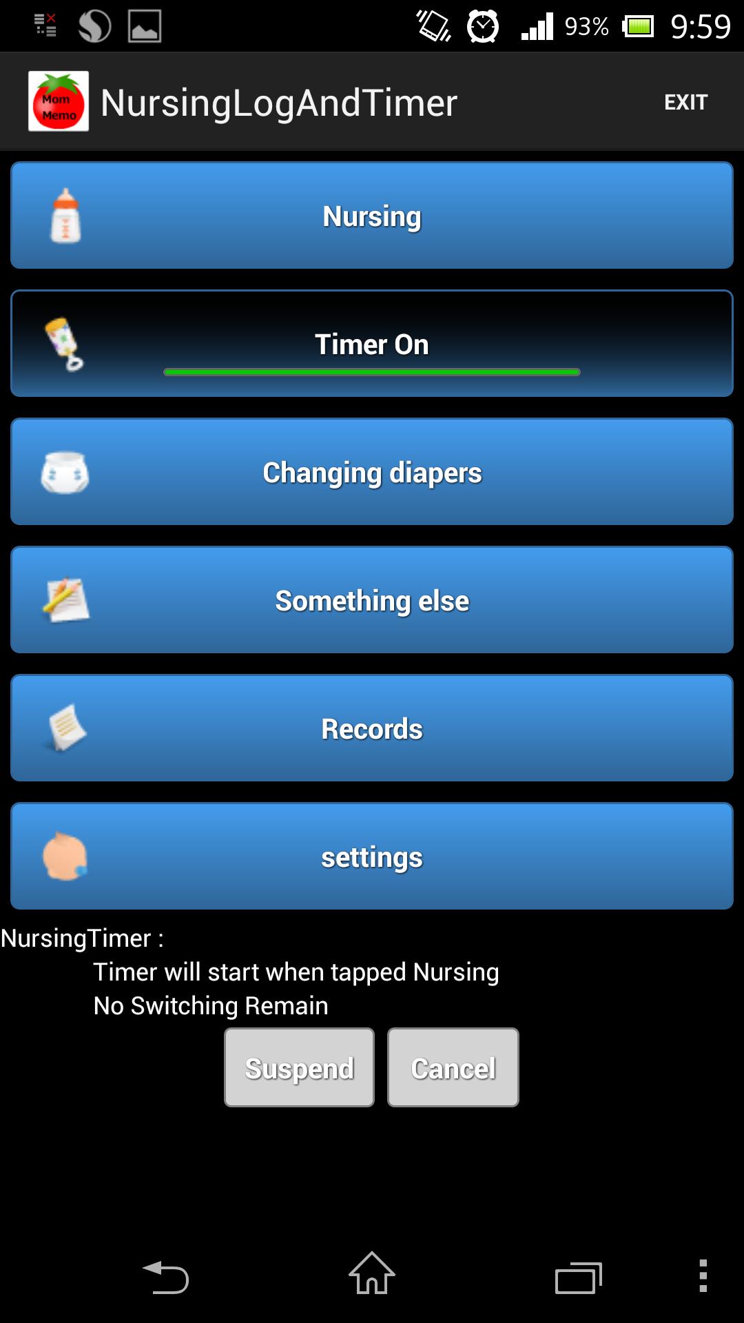 NursingLogAndTimer