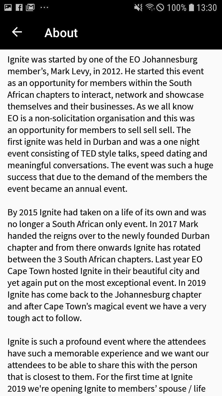 EO Ignite 2019