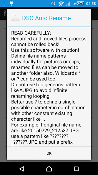 DSC Auto Rename