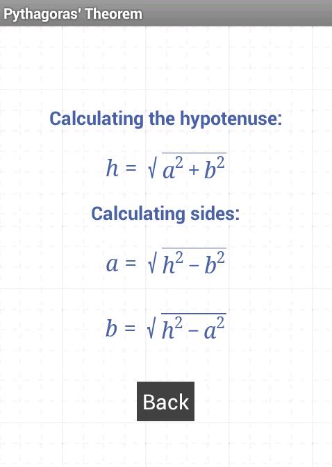 Pythagoras' Theorem