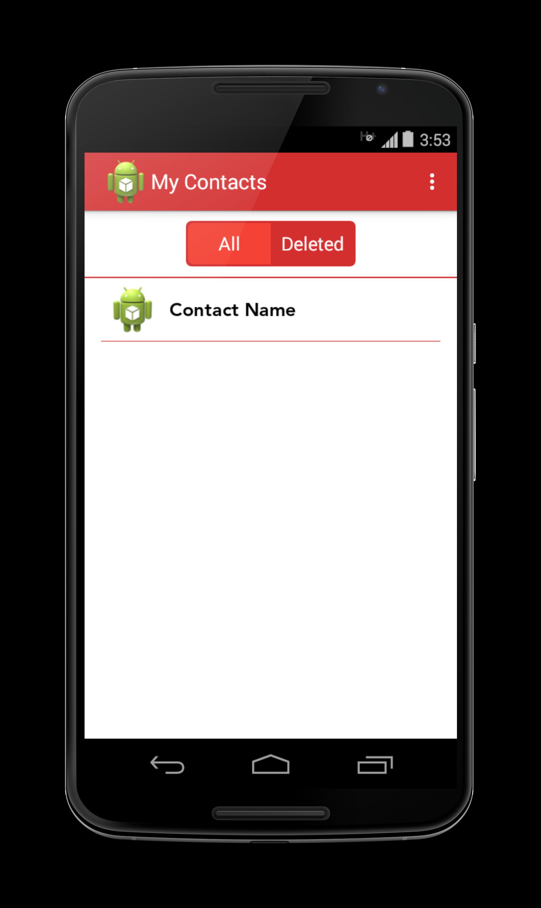Deleted Contacts