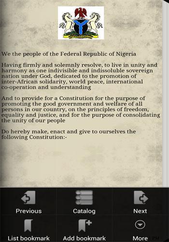 Constitution of Nigeria