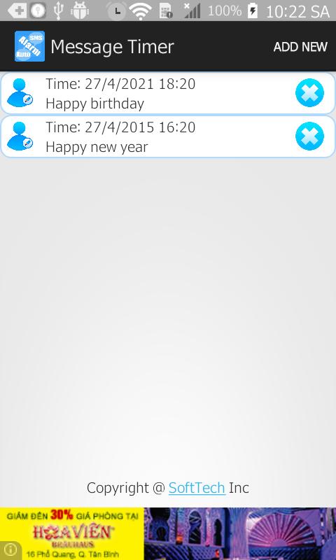 Message Timer