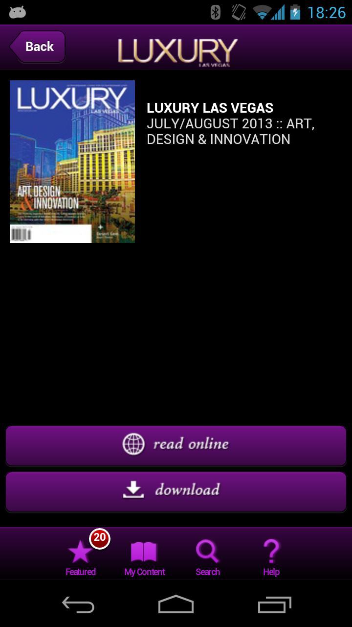 Luxury Las Vegas Magazine