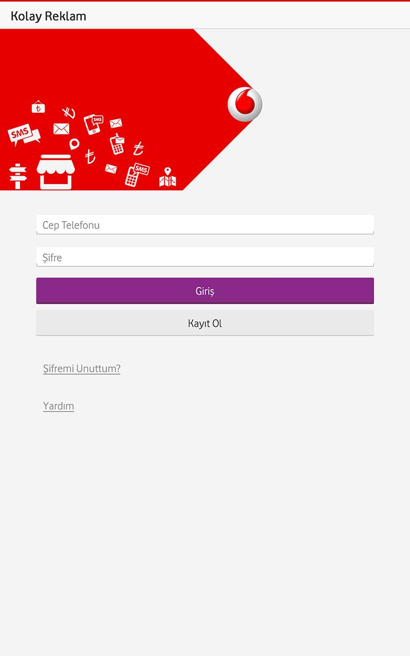 Vodafone Kolay Reklam
