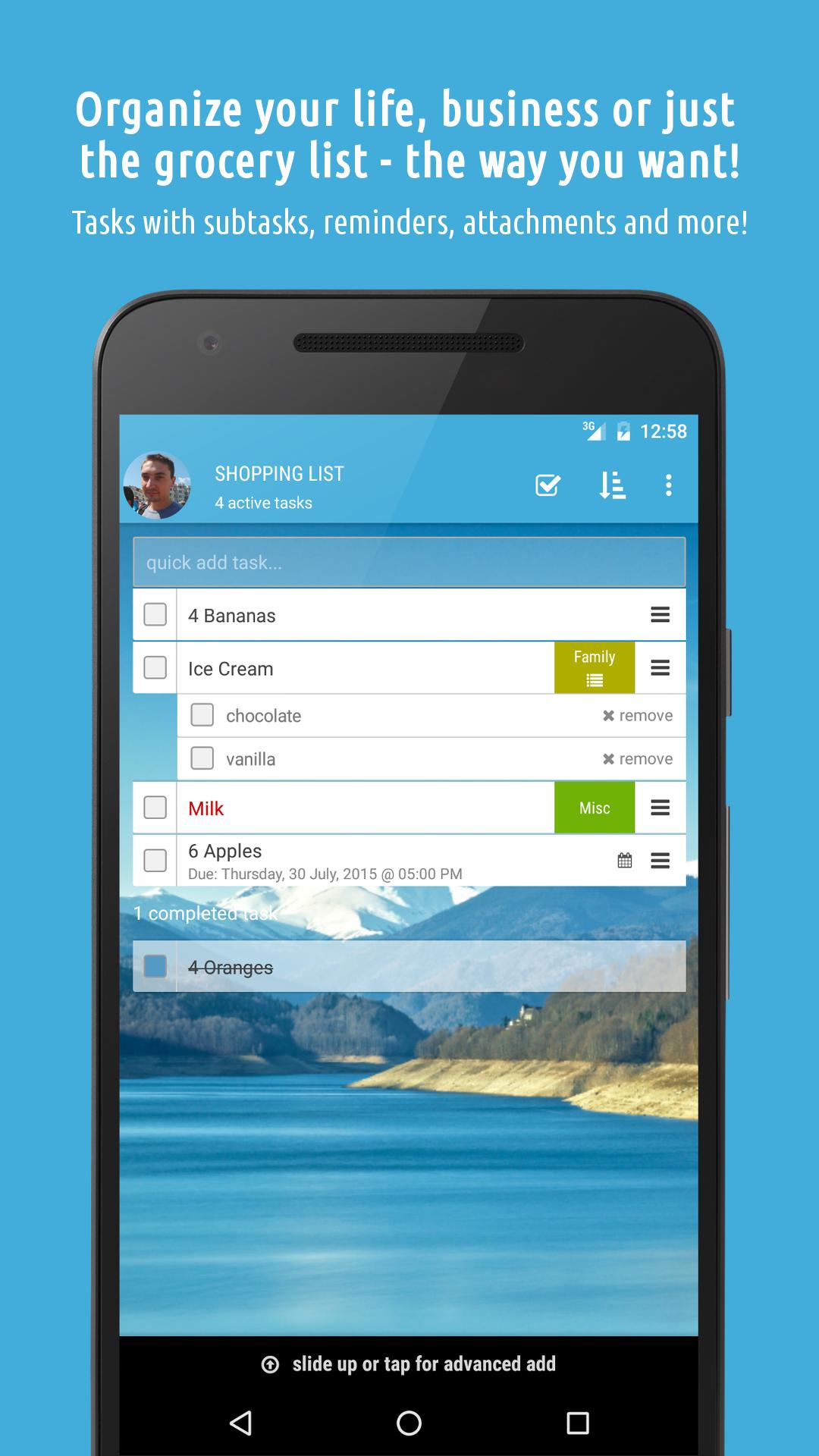 GTX Tasker: tasks & to-do list