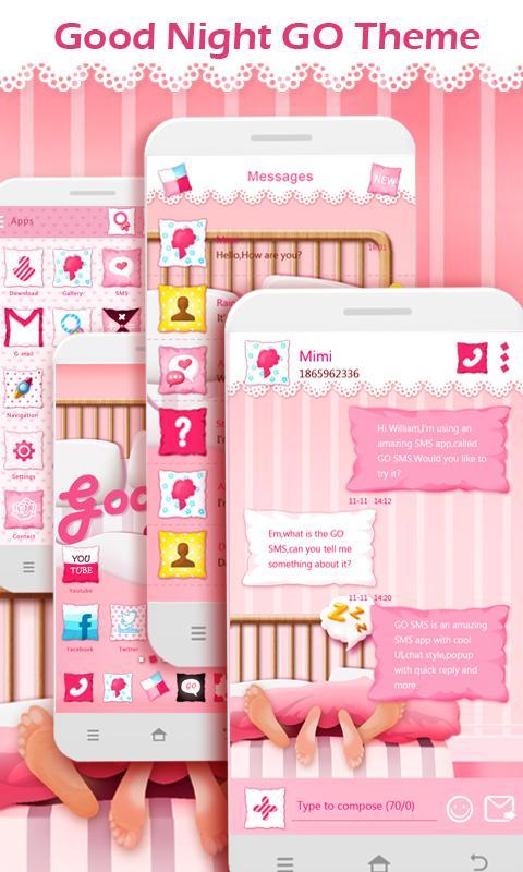 GO SMS GOODNIGHT THEME