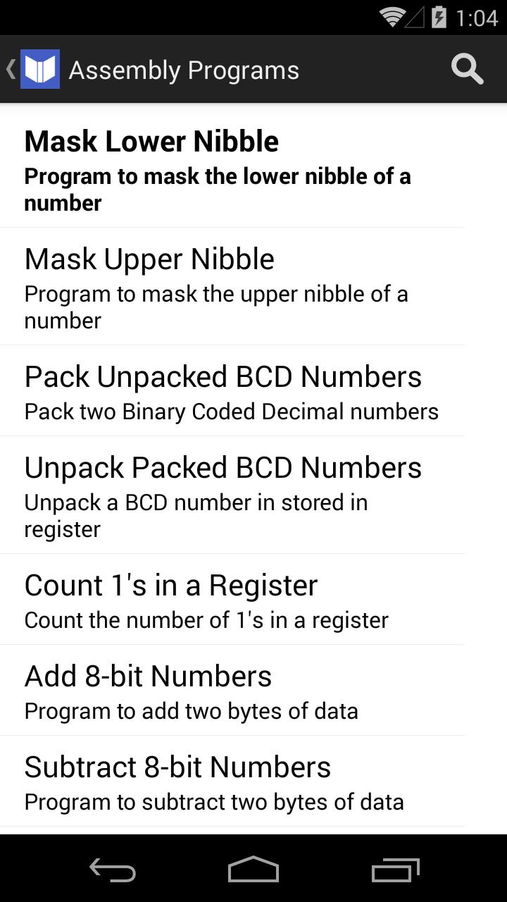 Assembly Reference & Programs